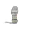 adidas Neo Quadcube CC Fabric Slip Resistant Low Top Marathon Running Shoes Women's White Orange Green FW7180