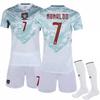 2026 Football Jersey No. 7 C Ronaldo Jersey Set 8B Fee Sports Team Jersey Jota World Cup Portugal Away