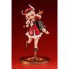 18CM HOT Anime Figure Genshin Klee Cute And Charming Sitting Schoolbag Girls PVC Action Collectible Doll Children Present Activity Action Figure