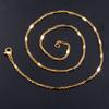 2mm Wide Stainless Steel Rolo Polish O Chain Neck Necklace for Women Men Metal Choker Silver/Gold Jewelry Accessories Gift