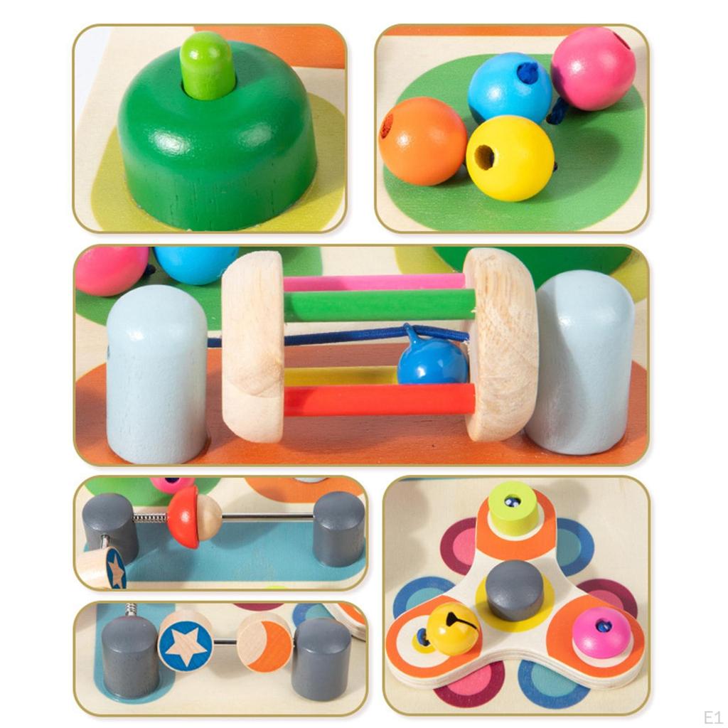 Infant Busy Board Intelligent Puzzle Toy Fine Motor Skills Early Education Sensory Development