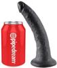 King Cock 18  X 4 Cm Black - King Cock - Dildos