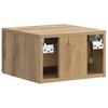 Wall Mounted Nightstand Artisan Oak 34.5 x 33 x 20 cm