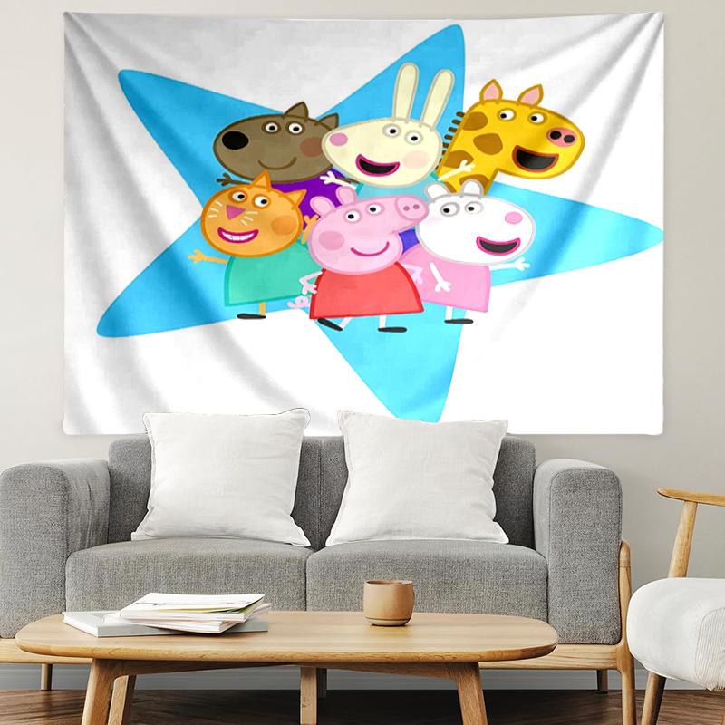 Cartoon animation Print Tapestry, Lightweight Wall Hanging, for Bedroom, Dorm, Living Room, Home Art Decor - Birthday Christmas Gift for Friends