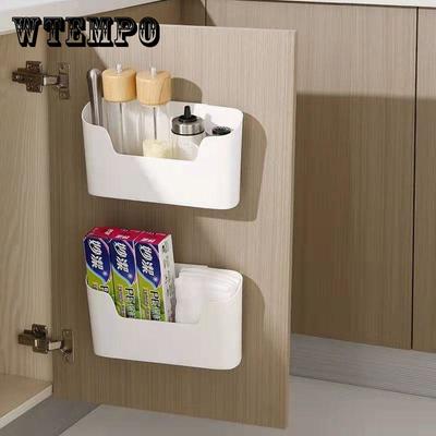 Support suspendu multifonctionnel salle de bains cosmétiques divers boîte de tri armoire porte stockage cuisine récepteur pâte tenture murale boîte de rangement de toilette