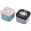 Skater Mini Seal Container Storage Container Side Dishes 130ml Set of 2 My Melody Kuromi Sanrio MO1WAG-A