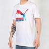 T Shirt Men's PUMA White Red 530003-57