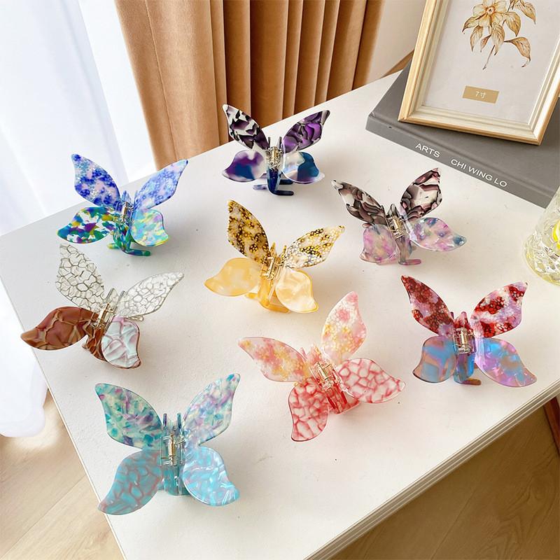 Fashionable Butterfly Acetate Hair Claw Clip For Women Perfect For Home And Bath