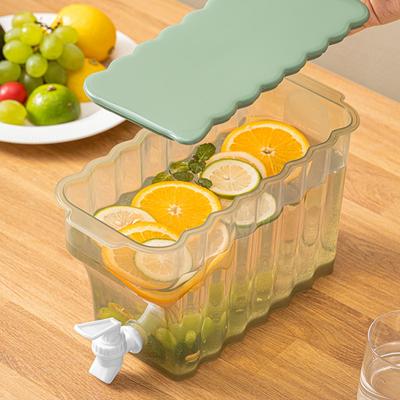 Household Cold Water Kettle Fruit Juice Can, Summer Beverage Bucket Laundry Detergent Dispenser With Faucet Beverage Dispenser