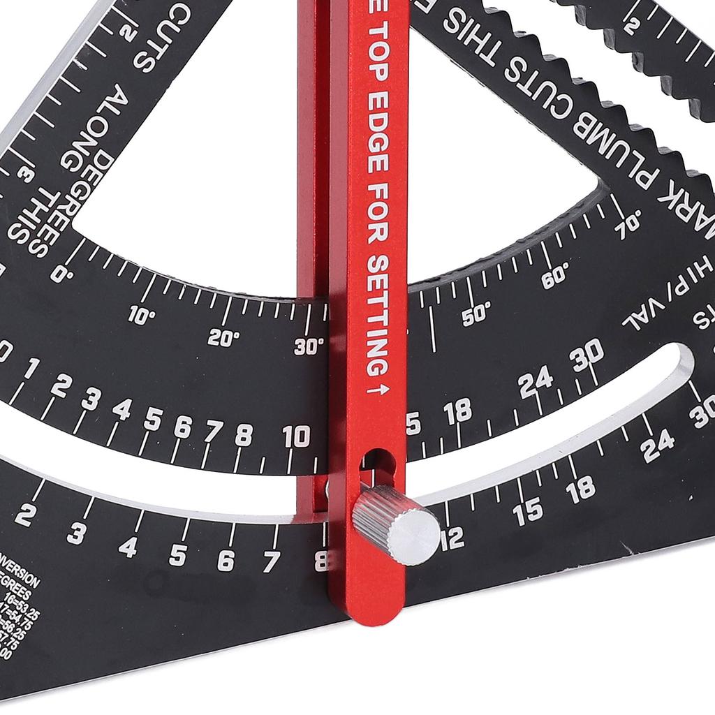 Carpenter Square din aliaj de aluminiu de 70°, combinație reglabilă de 70°, căprior metalic pătrat pentru prelucrarea lemnului P