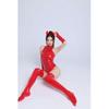 Sexy Women Cosplay Catsuit Latex PU Faux Leather High Cut Bodysuit Wet Look Shiny Zipper Open Crotch Sexy Tights Elastic Leotard
