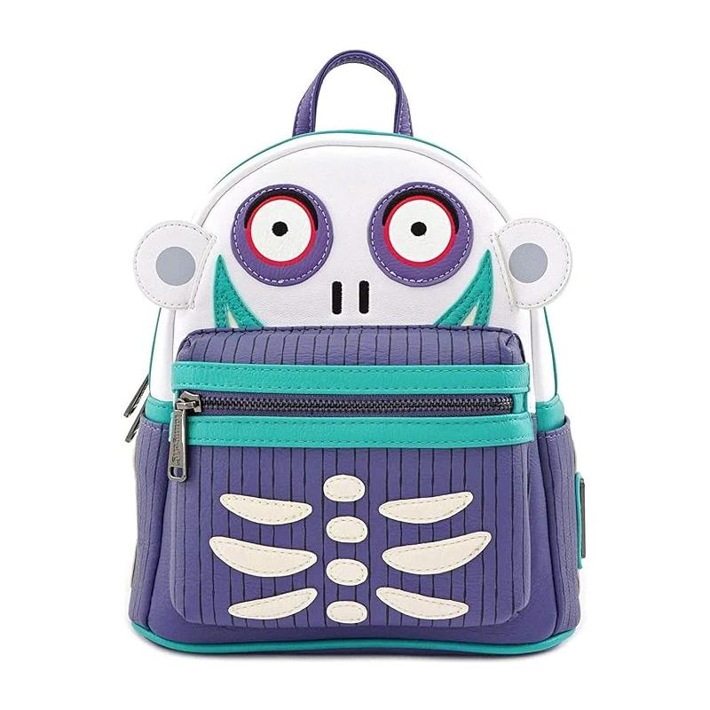 Headless Skeleton Jack Mini Backpack Halloween Cartoon Anime Small Rucksack зелёный