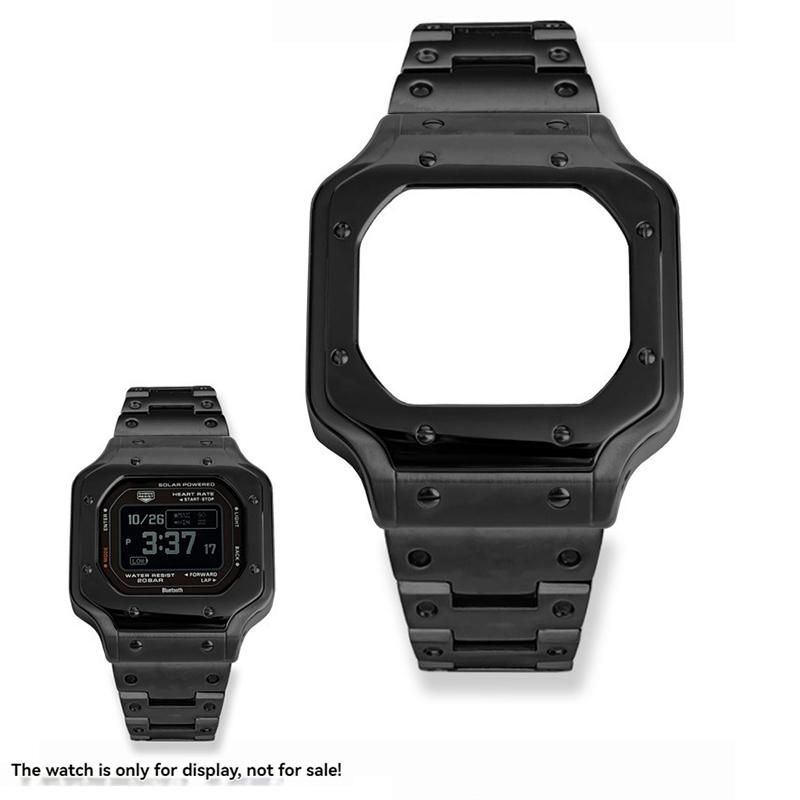 

Персоналізована модифікація ремінця DW5600 для Casio G-SHOCK DW-5600 GW-B5600 Корпус з нержавіючої сталі Браслет Ланцюжок для годинника Оболонка 5600 series