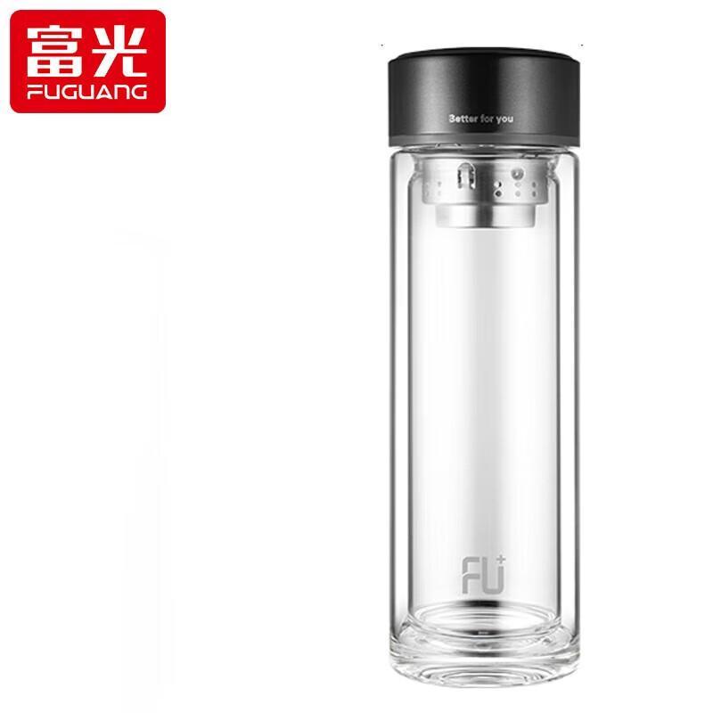 FUGUANG FU+ Rui Series Double-Layer Glass Tea Infuser Cup