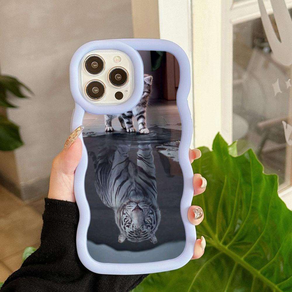 Ae86 Lion Black Design Art Protective Phone Cases for Samsung S24 Plus S23 Ultra A14 A55 A06 Honor X9b Motorola OnePlus Big Wave TPU Back Cover