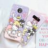 JZ11 Hallo Kitty Freund Transparent Fall für Samsung A04 A14 A23 M33 M53 Realme 10 9 C35 C55 VIVO Y02 X80 infinix Heißer 30 Hinweis 11 Tecno Spark 8P Pro
