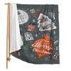 Blanket Flannel Blanket Christmas Illustration 2D Digital Printing Blanket Blanket Living Room