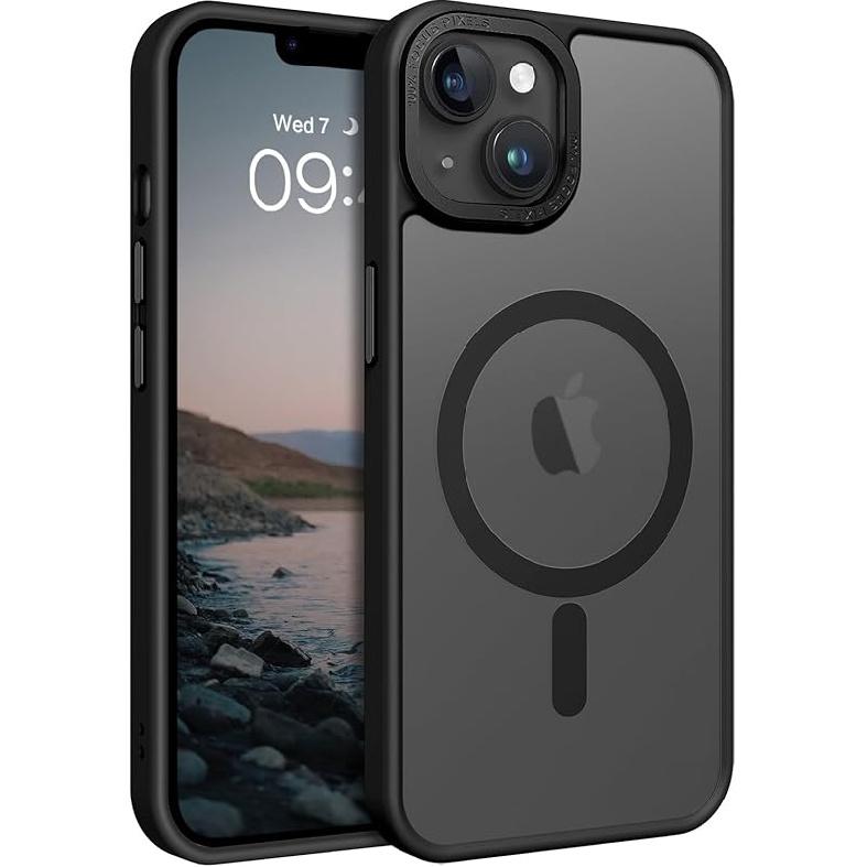BENTOBEN Magnetic for iPhone 14 Plus Case, [Compatible with MagSafe] Translucent Matte Frosted Slim Lightweight Shockproof Women Men Girl Protective