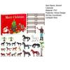 Christmas Advent Calendar 2025 24-Day Countdown Holiday Decoration Horse Farm Animal Play Ornament Set