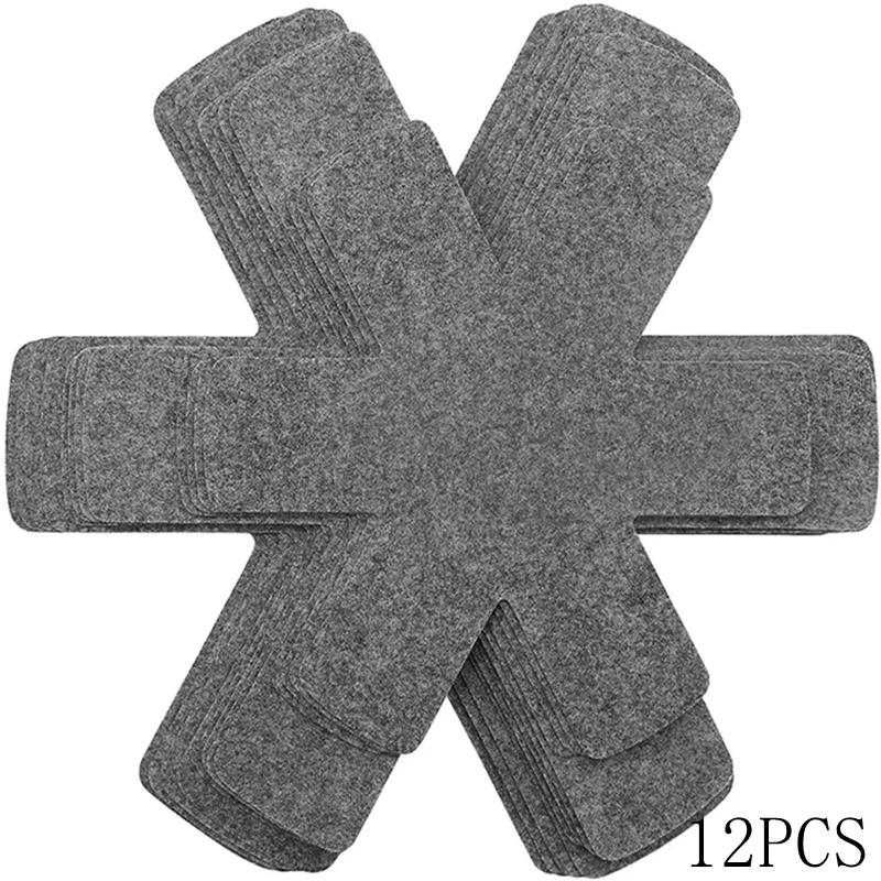 Anti-scratch Felt Cookware Protectors Pot And Pan Dividers Pads Protective Separators For Pans Bowls Plates Kitchen Accessories