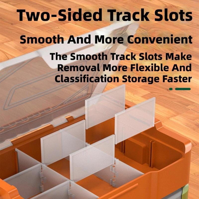 Space Efficient Stackable Storage Container Up To 3 Layers Organize Tool Hardware And Small Items Clear Lid Design