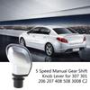 Car Styling Gear Shift Knob for Head Manual Transmission Gearstick Shift Lever for  307 301 206 207 408 508 3008 C4L