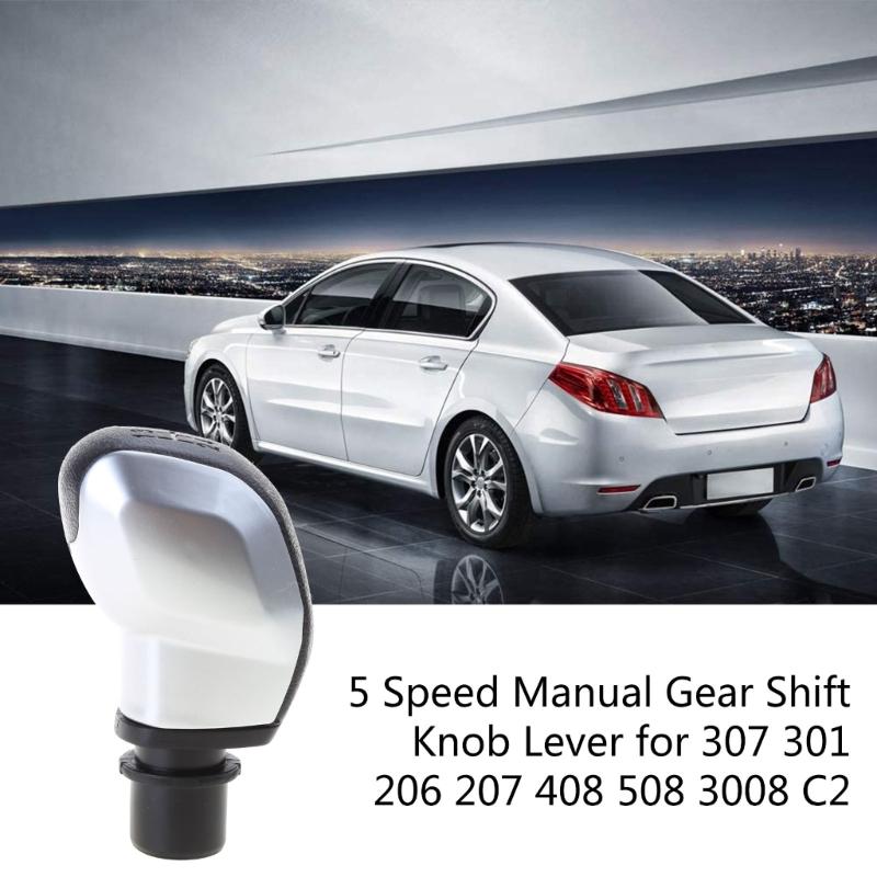 Car Styling Gear Shift Knob for Head Manual Transmission Gearstick Shift Lever for  307 301 206 207 408 508 3008 C4L
