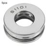 5Pcs 51101 Bearing Steel Plane Axial Thrust Ball Roller Bearing Parts Low Noise 2RS Seal Dustproof
