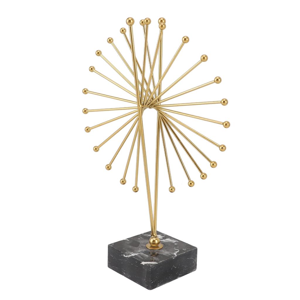Abstract Sculpture Luxurious Modern Metal Ornament Hand Made Tabletop Decoration for Offices Living