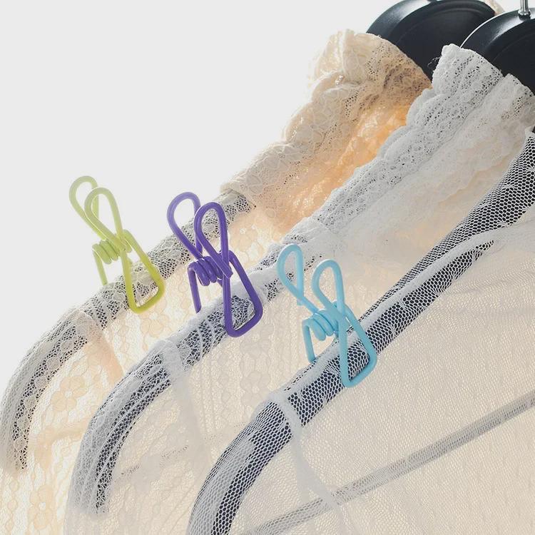 10 Colorful Multi-Purpose Non-Slip Clothes & Photo Clips – Sealing & Drying Clip Set