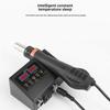 8898 Dual Digital Display Hot Air Gun & Electric Soldering Station, 110V/220V, 2-in-1 SMT Desoldering Tool.