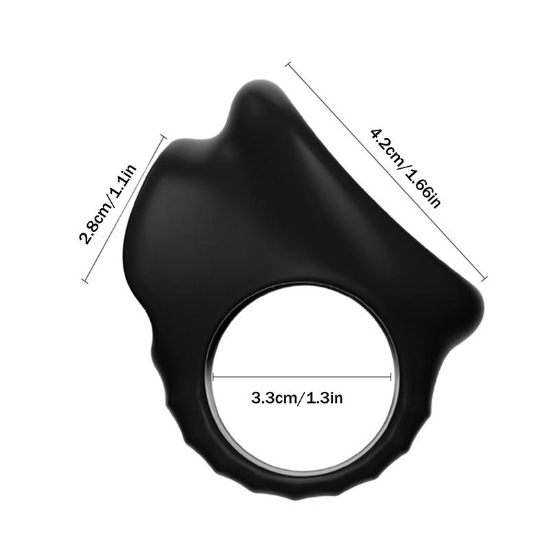 Male Penis Ring Silicone Cock Ring Scrotum Bondage Penisring Delay Ejaculation Erection Sex Toys For Men Couples Adults Produts