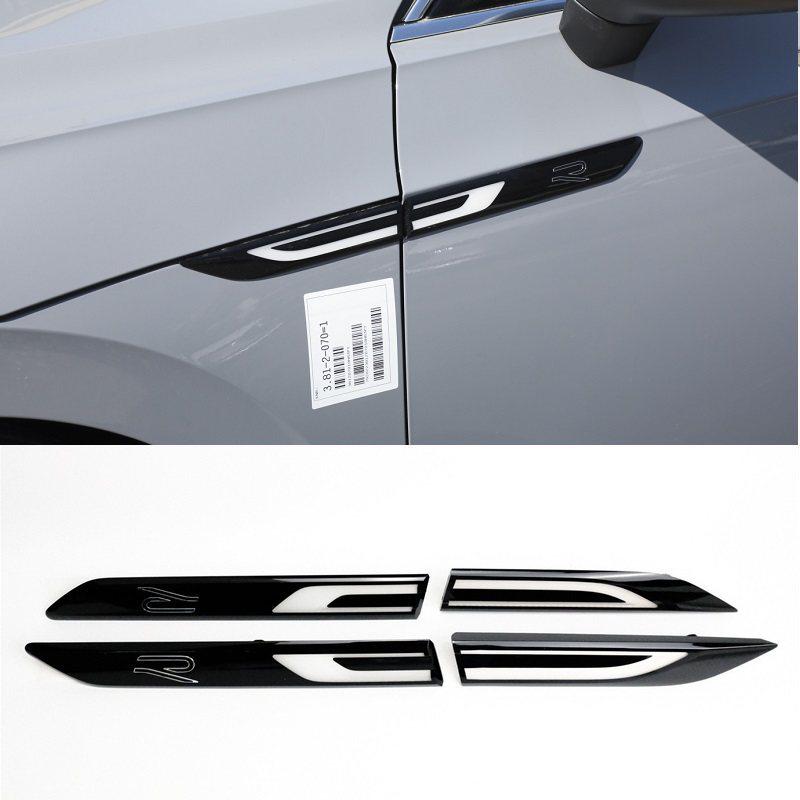 Compatible with 19-23 CC Car Door Fender Rline Logo Decorative Sticker.