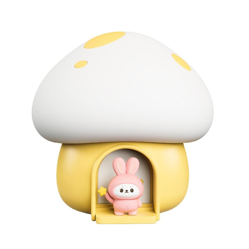 Trendy Mushroom Lamp - Cute USB Rechargeable Night Light for Kids' Bedroom, Perfect Children's Birthday Gift