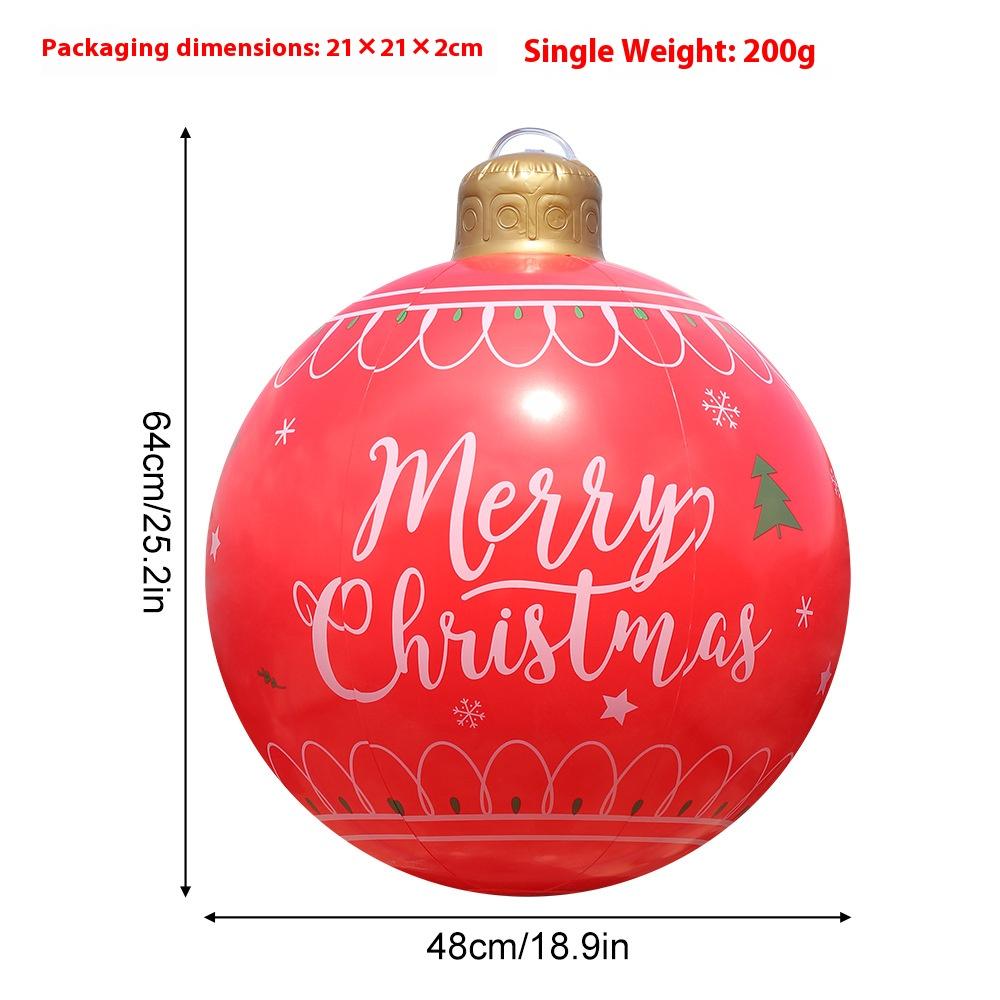 Inflatable Christmas Balls for Garden Party Atmosphere Decoration