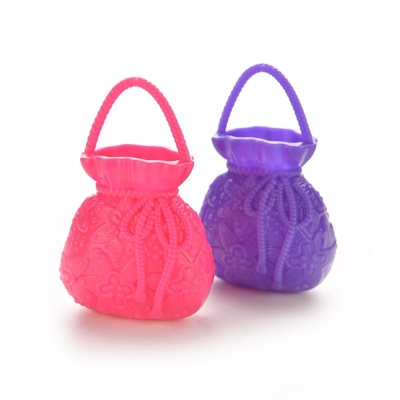 5PCS Doll Bags Accessories Toy Fashion Morden Mini Handbag for Doll Birthday Xmas Gift