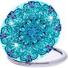 DIY Rhinestone Embroidery Mosaic Makeup Mirror Pocket Mirror Double Side Crystal Diamond Mirror Mandala Special Shaped for Girl