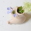 Cute Ceramic Bear Vase Hydroponic Vase Desktop Ornament Home Decor Garden Decoration