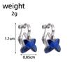 Colorful Butterfly Pierced Ear Clip Earrings