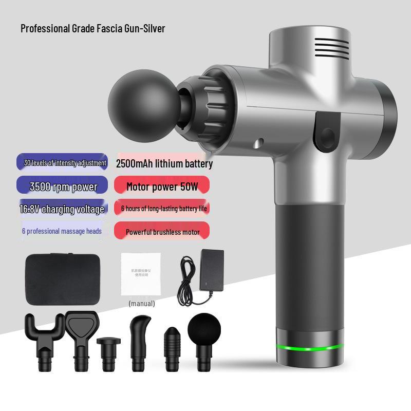 Adjustable Electric Massage Gun with Built-in Lithium Battery for Whole Body Fitness