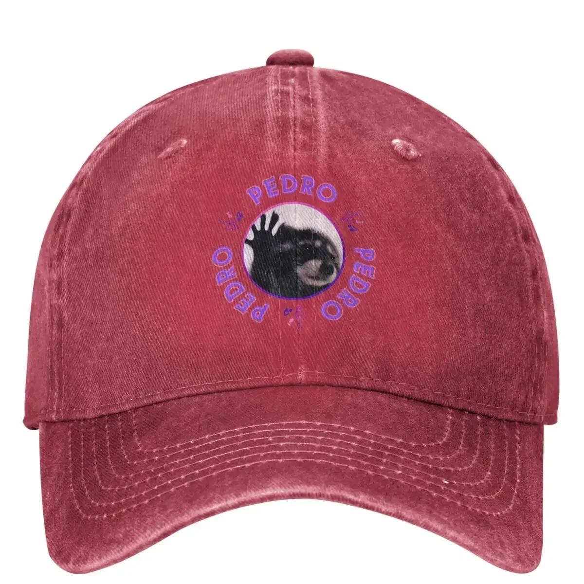 Pedro Raccoon Meme Raccoon Pedro Dance Baseball Cap Unisex Unisex SunProof Trucker Dad Hat Summer Casual Outdoor Sun Snapback Cap One Size