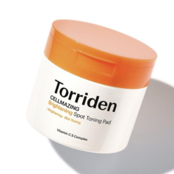 

Torriden Cellmazing Vita Sea Brightening Toning Pads Korean Vitamin C Exfoliating Pads for Dull Skin Radiance Care 70 Sheets