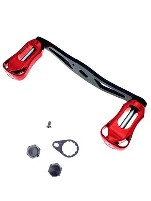 Replacement Baitcasting Reel Double Handle Assembly for and Bluefish Customizable Knob, Lightweight, Universal, Required, Sea, River, Fishing,