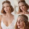 Glittering Diamond Hairband Multi Layer Wedding Hair Jewelry Forehead Headband
