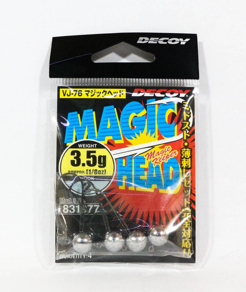 Decoy VJ-76 Jigová hlavička Magic Head Velikost háčku 2 , 3,5 gramu (1977)