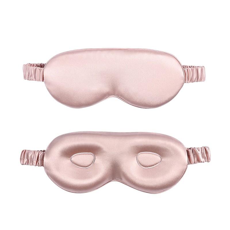 3D Silk Eye Mask Sleep Travel Relaxation Lightweight Comfortable Light Blocking Eyemask With Memory Foam Padding