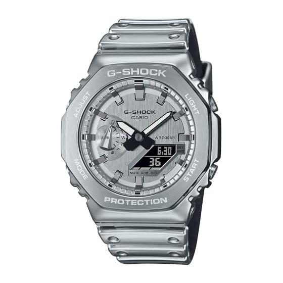 

[Casio] Годинник G-Shock [Внутрішній Оригінальний Продукт] СЕРІЯ FINE METALLIC GM-2100YM-8AJF Чоловічий Срібний