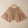 ZANZEA Women Summer V-Neck Ruffle 3/4 Sleeve Lace Blouses