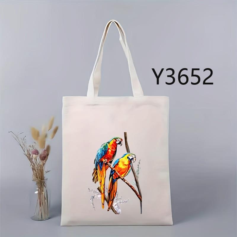 

Универсальная холщовая большая сумка для мужчин и женщин — стильная, с разнообразными узорами, долговечная Y3652