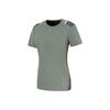 Camiseta Esportiva Malha Elástica Secagem Rápida Feminina tops 2032D272-400